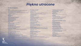 Piękno utracone-źródła 1