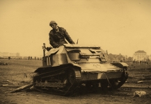 Tankietka na ćwiczeniach