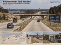 Próba zwizualizowania jednego z hipotetycznych kierunków wytyczenia eksterytorialnej autostrady łączącej Prusy Wschodnie z terytorialnym rdzeniem III Rzeszy. Włodarze II Rzeczypospolitej nie mieli złudzeń, że jeśli to zamierzenie doczekałby się realizacji, stanowiłoby jedno z narzędzi niemieckiego nacisku na Polskę.