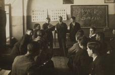 Lekcja w gimnazjum w Wilnie w 1931 roku
