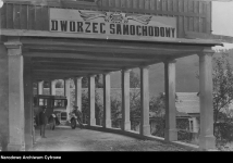 Dworzec autobusowy w Szczawnicy.