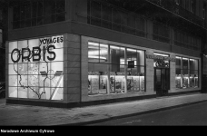 Nowoczesny budynek biura Orbisu w Paryżu. Rok 1934.