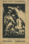 Okładka książki &quot;Powstanie Sierpniowe&quot; Zygmunta Zaremby wykonana przez Mariana Walentynowicza.