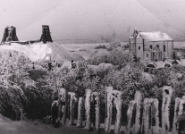 Pejzaż zimowy Nowogródka