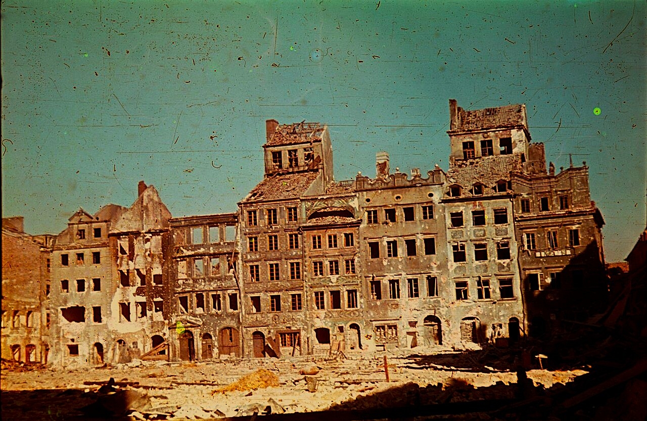Zniszczona Warszawa 