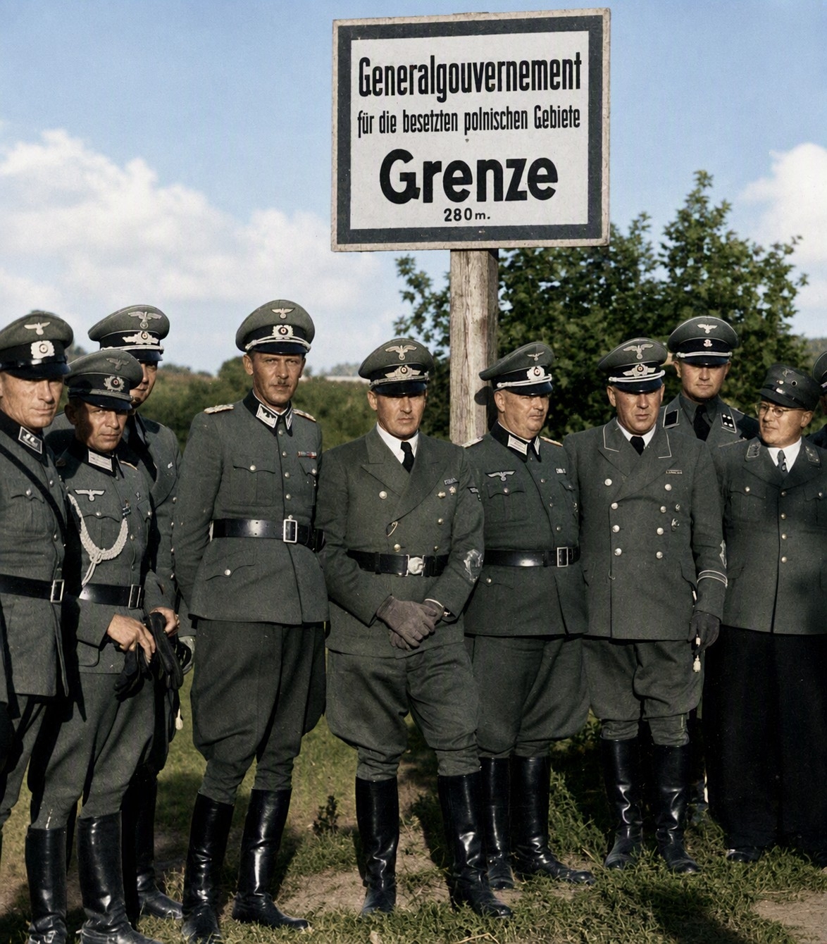 Hans Frank na granicy